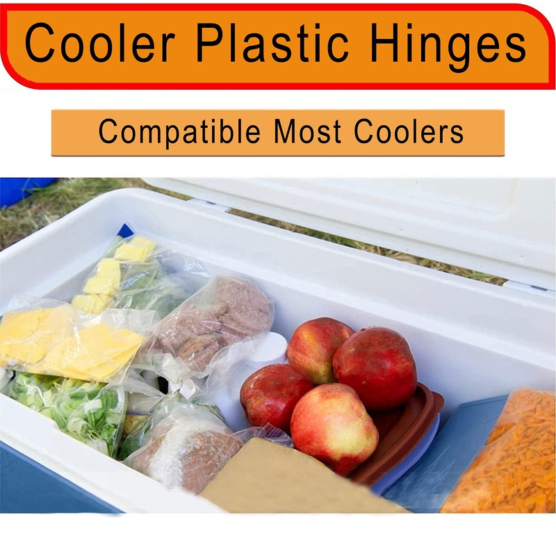 Ansook Cooler Replacement Plastic Hinges & Screws Set - Compatible