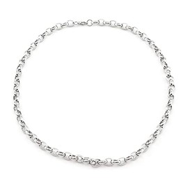 Silver Belcher Link Chain 8MM - 26" (66cm)