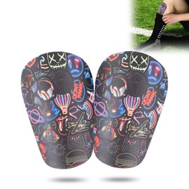 2 Stück Mini Schienbeinschoner für Fußball, Mini Football Shin Pads, 10 X 6cm Schienbeinschoner Kinder Fussball, Kleine Schienbeinschoner für Erwachsene & Kinder
