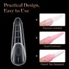 Nicedeco Poly Extension Gel Dual Nail Forms, 120pcs Nail Molds