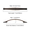 Asidrama 10 Pack 5 Inch(128mm) Oil Rubbed Bronze Kitchen Cabinet