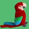 Deluxe Paws Juguetes ecológicos de peluche 100% reciclados (loro)