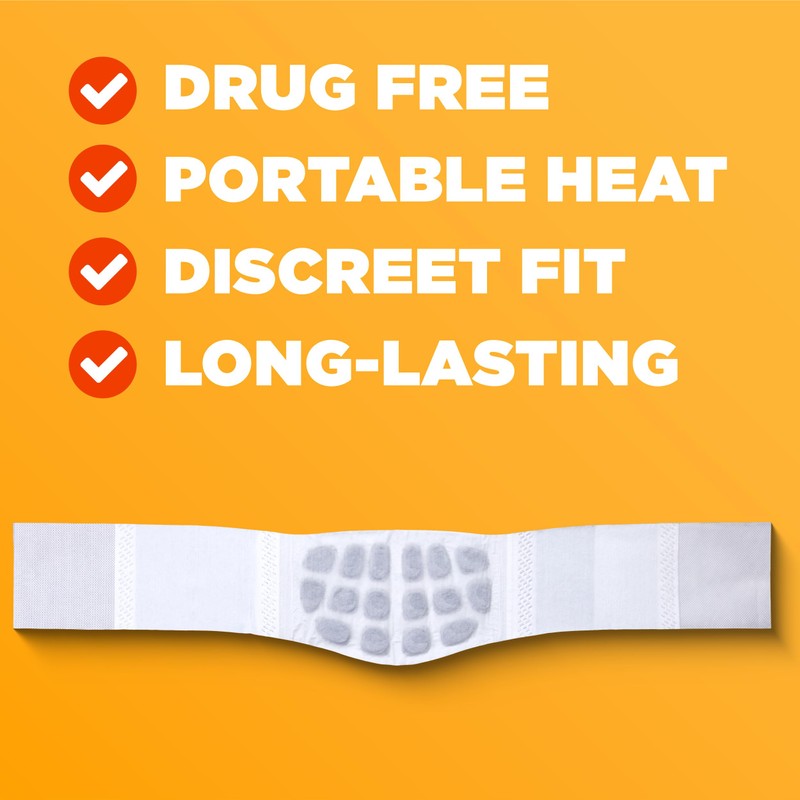 ThermaCare Advanced Back & Hip HeatWraps, Long-Lasting, Disposable Heat Therapy