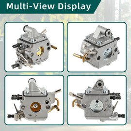 AUTOKAY 1137-120-0650 Carburetor Fits for Stihl MS192 MS192T MS192TC Chainsaw Carb Replace Zama C1Q-S258 with Fuel Line Filter Spark Plug Tune-up Kits