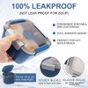 1500mL Bento Box Portable Lunch Box with 4 Compartments, Leak