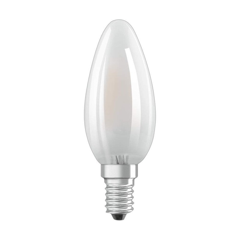 Osram OSRAM Filament LED Lampe mit E14 Sockel, Kaltweiss (4000K),