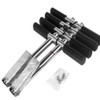 Hoffen 4 Steps Ladder Stainless Sport/Diver Ladder Dual Vertical Telescoping