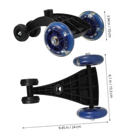 KONTONTY Car Wheels Replacement for Toddlers Playful Wiggle Ride Toy Comfortable Experience Indoor Outdoor Use