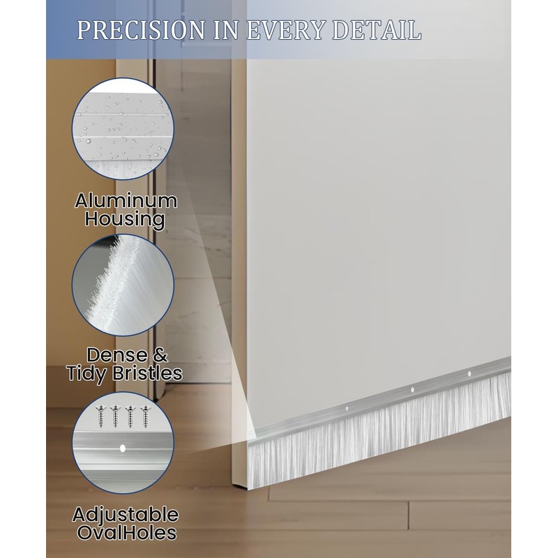 3 Set Door Brush Sweep – 2.80" x 39.3" CEPIA