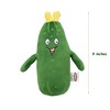 BABOLI Adorable Pickle Stuffed Animal Cucumber Plush Plant with Smile