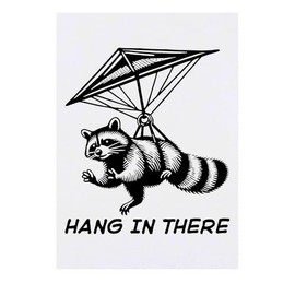 Azeeda 'Drachenflieger-Waschbär' Temporäres Tattoo - Hautfreundlicher & Ungiftiger Abziehbild · Wasserfest (TO00076139)