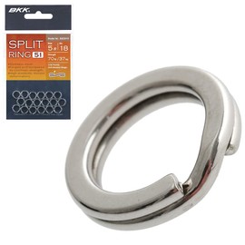 BKK Split Ring 51 Snap Rings Stainless Steel #5-37.1 kg - Pack of 18
