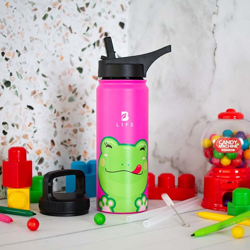 Botella Térmica Para Niños | Ranita, 535 ml (18 oz)