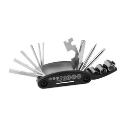 16 in 1 Bicycle Repair Tools, Bicycle Multi-Tool, MTB Folding Bicycle Tool Kit, Road, Cycling, Portable, Multifunction Tools, Wrench Kit