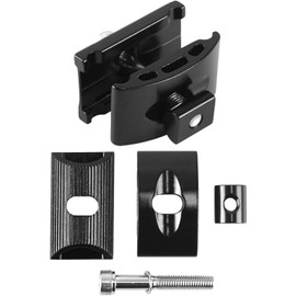 Bicycle Single Nail, Seat Rod Clamp Head, Bicycle Seat Tube Head, Clamp Head Saddle Tube, Joint Head Seat Tube for Bicycle Accessories, Single Nail Head Seat Post, Black