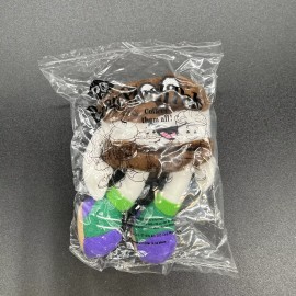 Dairy Queen Vtg 1999 Dairy Queen Bean Plush Pals DQ Ice Cream Cookie Stuffed Mini New Sealed