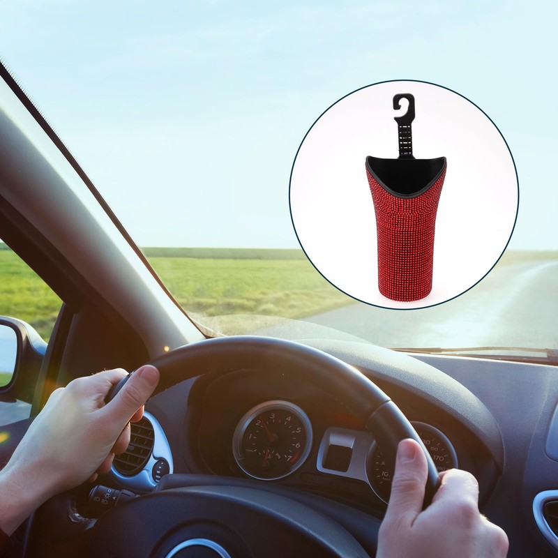 TUCKBOLD Auto Car Trash Can Durable Seat Back Trash Bin