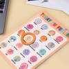 Magnetic Daily Mood Tracker, Bohemia Style Feeling Chart Poster with