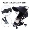 FUIPVGI Awning Pram UV Protection Sun Protection Pram Pushchair Sun