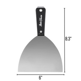 Bates 6 Inch Flexible Drywall Spackle Knife - Paint & Metal Scraper, Wall & Putty Scraper