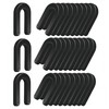 SATONBEYI 30 Pcs Horseshoe Shims,U Shaped Plastic Shims for Leveling,Deck