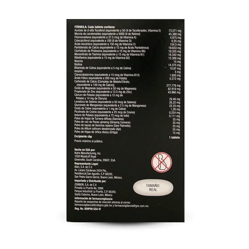 Men's Mega Men 100 Tabs