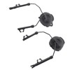 1 Pair Helmet Arc Rail Adapter Set For Peltor Comtac