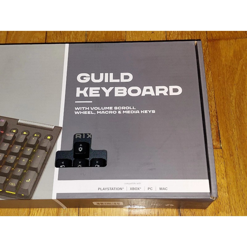 Atrix Guild MMO Macro Keyboard Volume Wheel Outemu Brown Mechanical