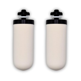 Newton 5" Gravity Water Filter Cartridge with Fluoride and Scale Reduction | For 1L Systems | Compatible with Phoenix, British Berkefeld, Berkey, ProOne and more. (2 Pack)