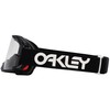 Oakley Airbrake MX Goggles, Black White B1B w Clear