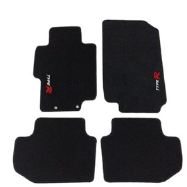 EVPROXP Floor Mats Compatible with 03-07 Accord 2Door, Factory Fitment Carpet Front & Rear 4PCS Set, Black Nylon, with Type R