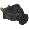 Cooper Wiring 183BKBX Non-Grounding Rubber Straight Blade Plug