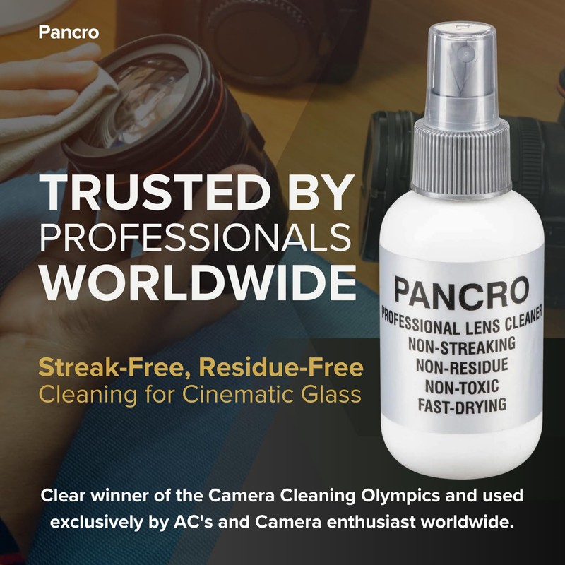 Pancro Professional Lens Cleaner 4oz. Spray Bottle