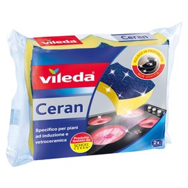 Vileda Ceran Schwamm für Induktionsherde und Ceran-Flächen, 2er Pack