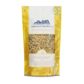 Anahola Granola Mango Ginger Granola - Healthy Hawaiian Granola - Ancient Grains With No Sugar Added - Handmade Since 1986 - Good For You While Still Tasting Great (24 oz)