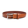 Lacoste LB84560 Men's Cow Leather Business Belt, Braun