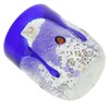 Glass Of Venice Murano Drinking Glass - Silver Liquid Blue