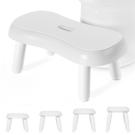 Wrisin Toilet Stool Squat Adult, Poop Stool for Bathroom with Non-Slip Design, Adjus...