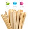 SULOLI Lollipop Sticks,150PCS Lolly Sticks for Craft Wooden Popsicle Sticks