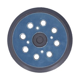 Almohadilla de respaldo de lijadora de 2 piezas, gancho de reemplazo de almohadilla de respaldo de lijadora y orbital de bucle para máquina de lijado 8 orificio 4 ojo 5 pulgadas