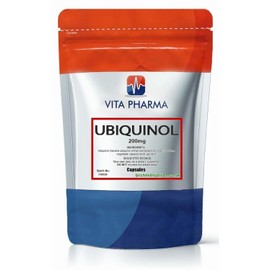 VITA PHARMA Ubiquinol 200mg 240 softgels | High Strength Softgels | Formula | Easy-to-Swallow Daily Supplement