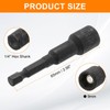 sourcing map Magnetic Nut Driver 9mm Hex Drive Socket CR-V