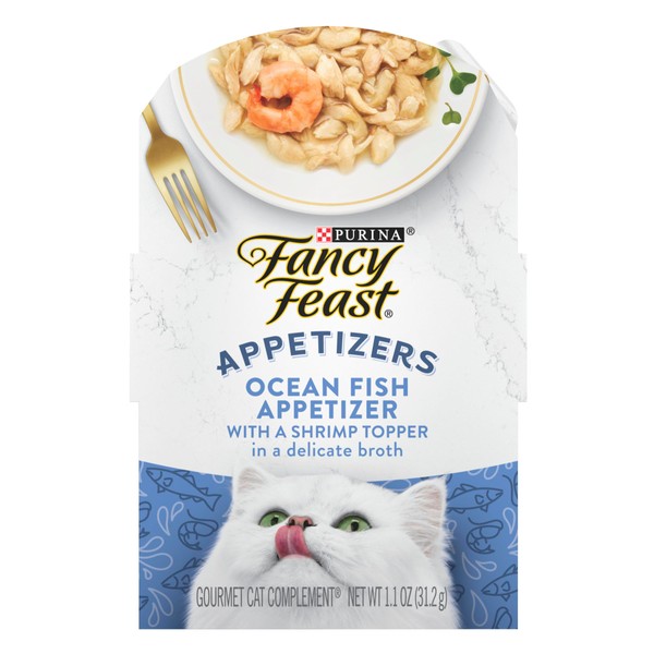Purina Fancy Feast Lickable Appetizers - (10) 1.1 oz. Trays
