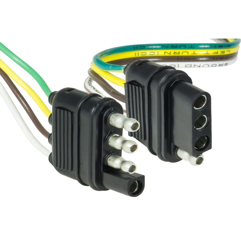 Hopkins 48205 4 Wire Flat Connector Set with Splice Connectors