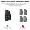 Seedwee for 2025 2024-2021 Chevy Key fob Cover, Soft TPU