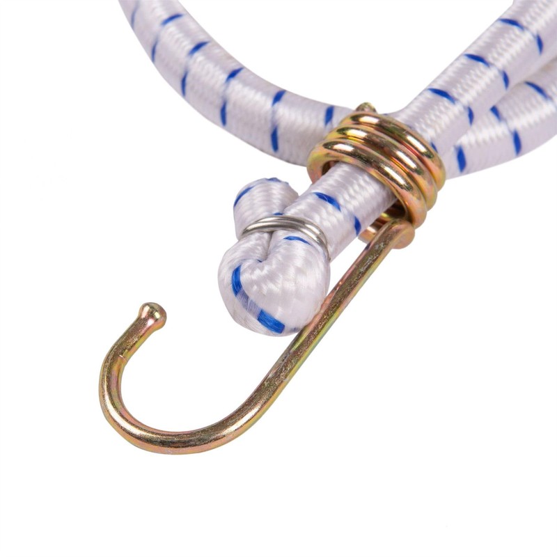 Blackspur 1x White 1.8m Bungee Cords - Heavy-Duty Car Van
