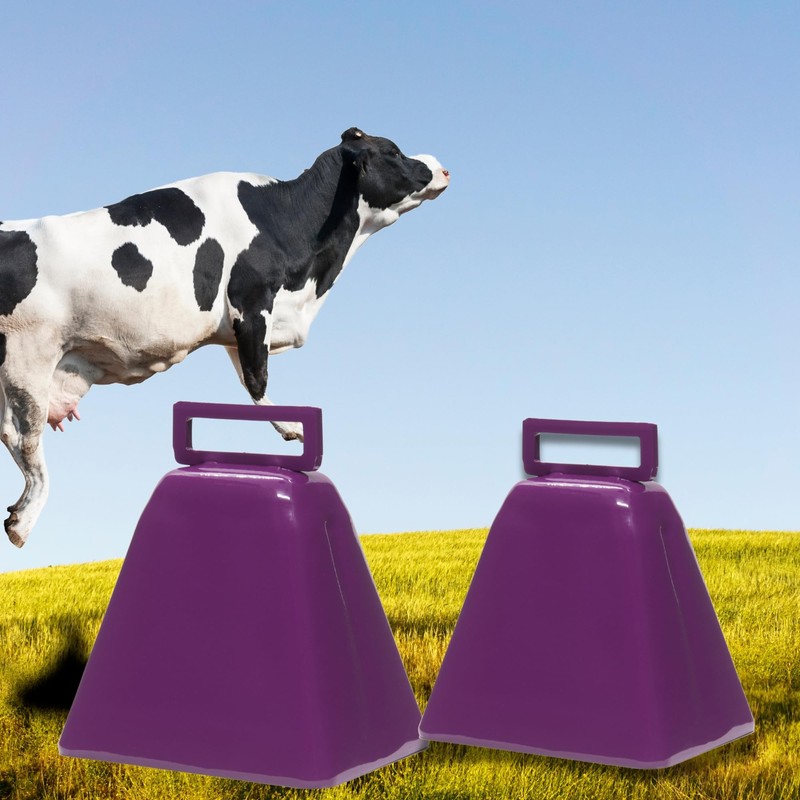 Bevin Bells Long Distance Cow Bells 10LD (Purple & Purple)