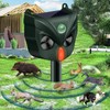 DC5V Ultrasound Animal Repeller Solar Animal Repeller Ultrasound Cat Deterrent