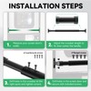 ULITECO RV Screen Door Handle Grab Bar, 19.9" to 32.3"