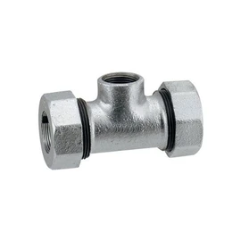 Kakudai 649-848-13W 3-Pipe Joint with Screws, White
